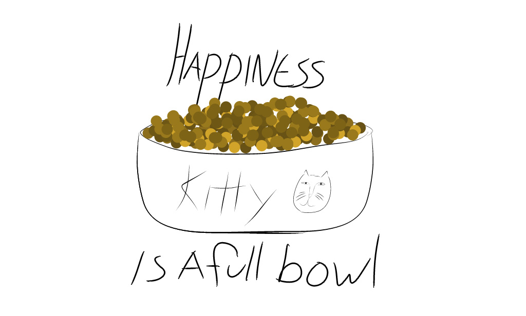 Happiness is a full bowl